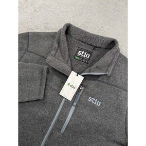 Stio Wilcox Fleece Jacket Mens XXL Abyss Heather Gray Full Zip 200049-112-XXL